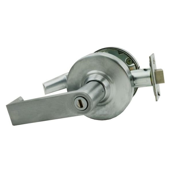 Schlage Commercial Privacy Sparta Lever 47267038 2-3/4" Springlatch ANSI Strike Satin Chrome ALX40SPA626 - main